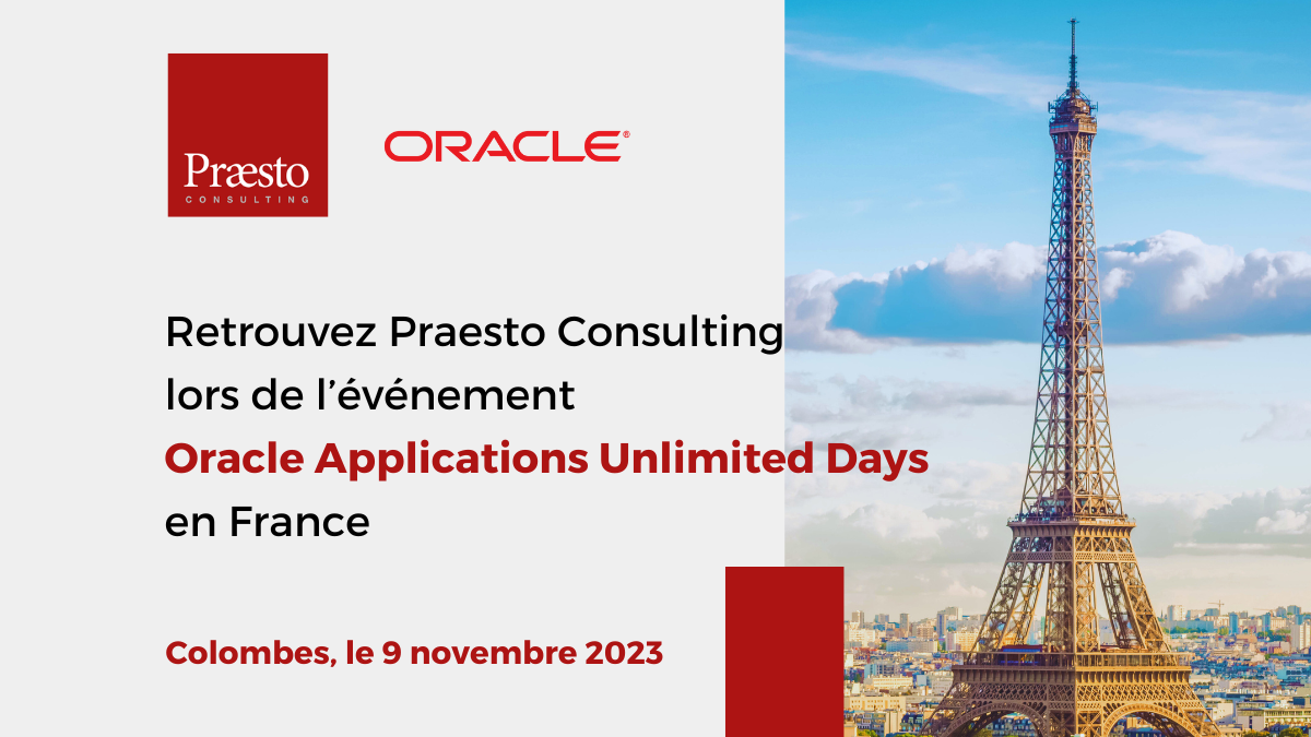 Oracle_Applications_Unlimited_Days_France_Praesto Oracle_Applications_Unlimited_Days_France_Praesto