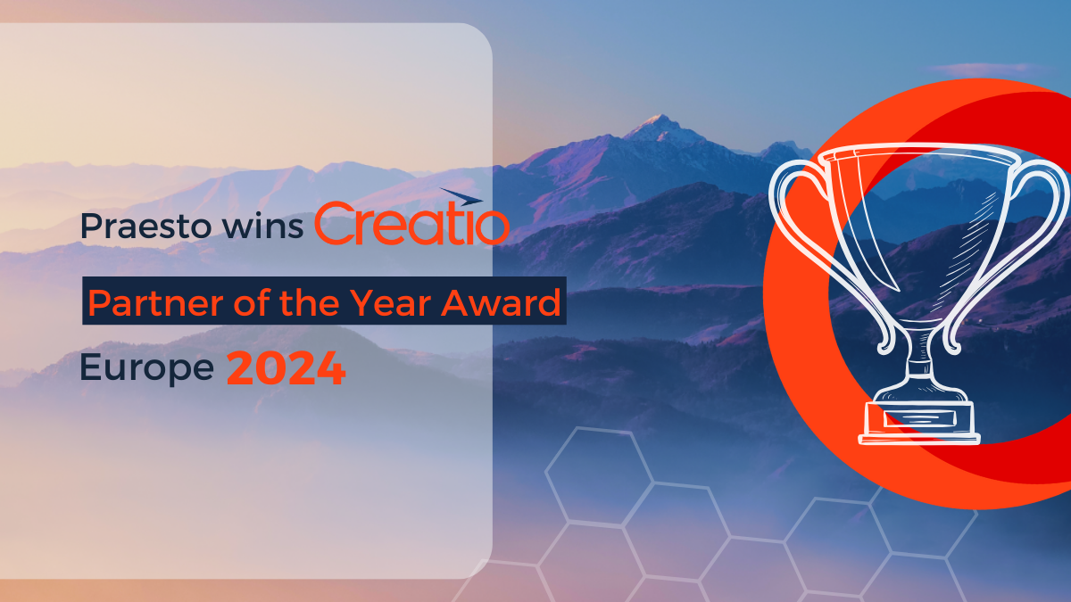Creatio Partner of the Year Award Announcement Creatio Partner of the Year Award