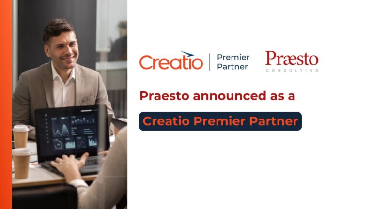 Praesto announced as a Creatio Premier Partner
