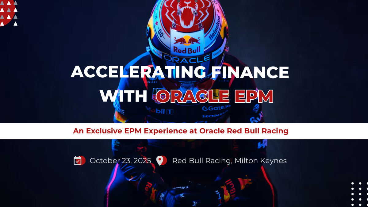 Oracle EPM at RedBull Racing Oracle EPM at Red Bull Racing
